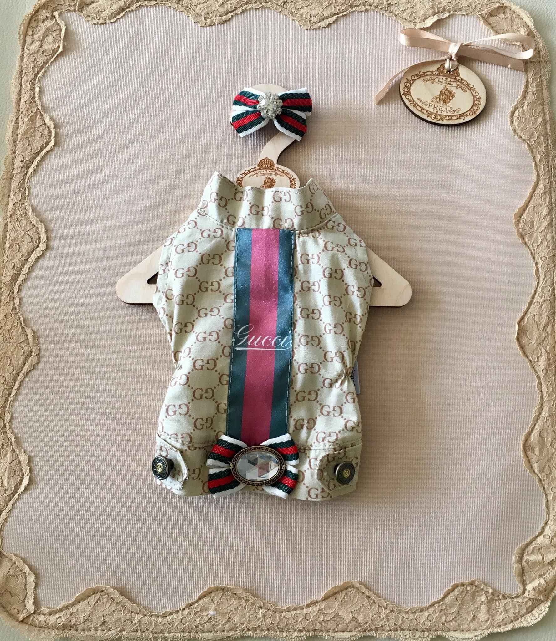 Преходно якенце и панделка “My Yorkie Fashion Icon collection by FREA”
